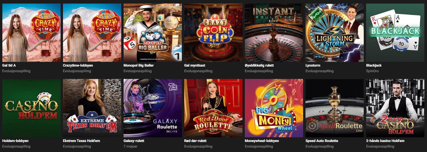 GGBet casino live