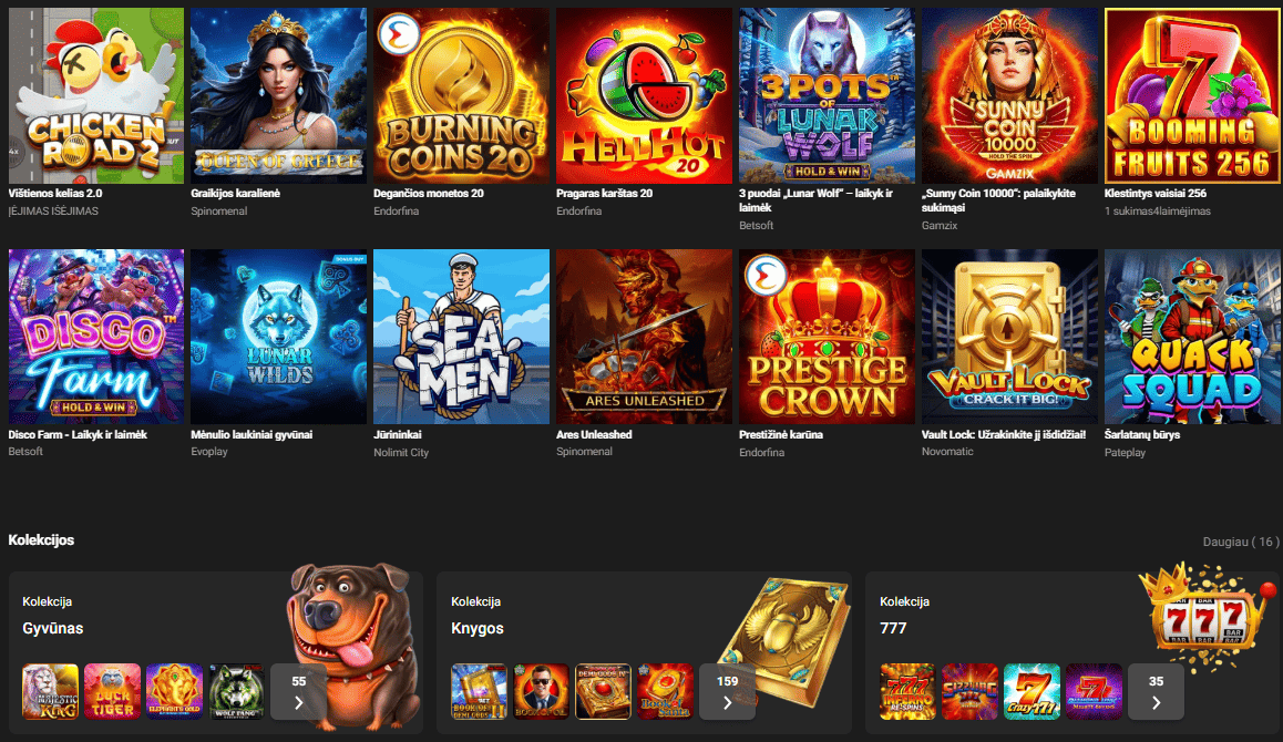 GGBet lošimo automatai