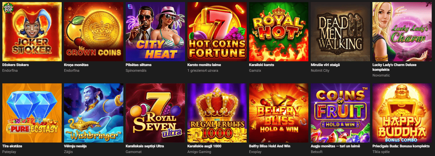 GGBet spēļu automāti