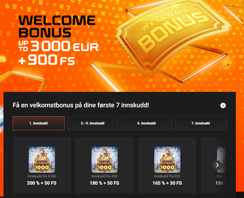 GGBet velkomstbonuser